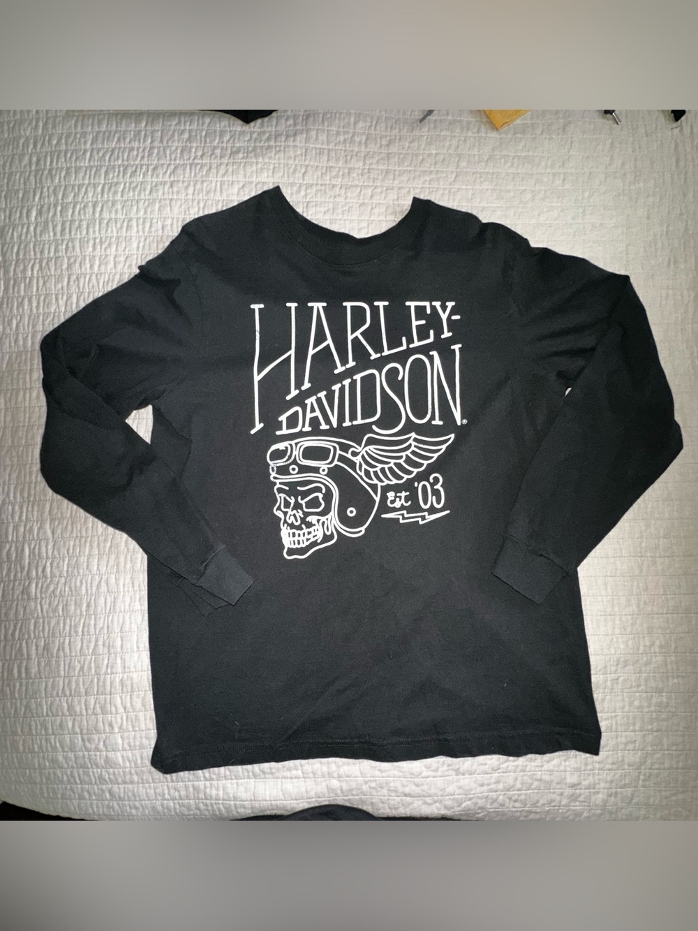 Harley-Davidson Men’s Size Large Long Sleeve Tee